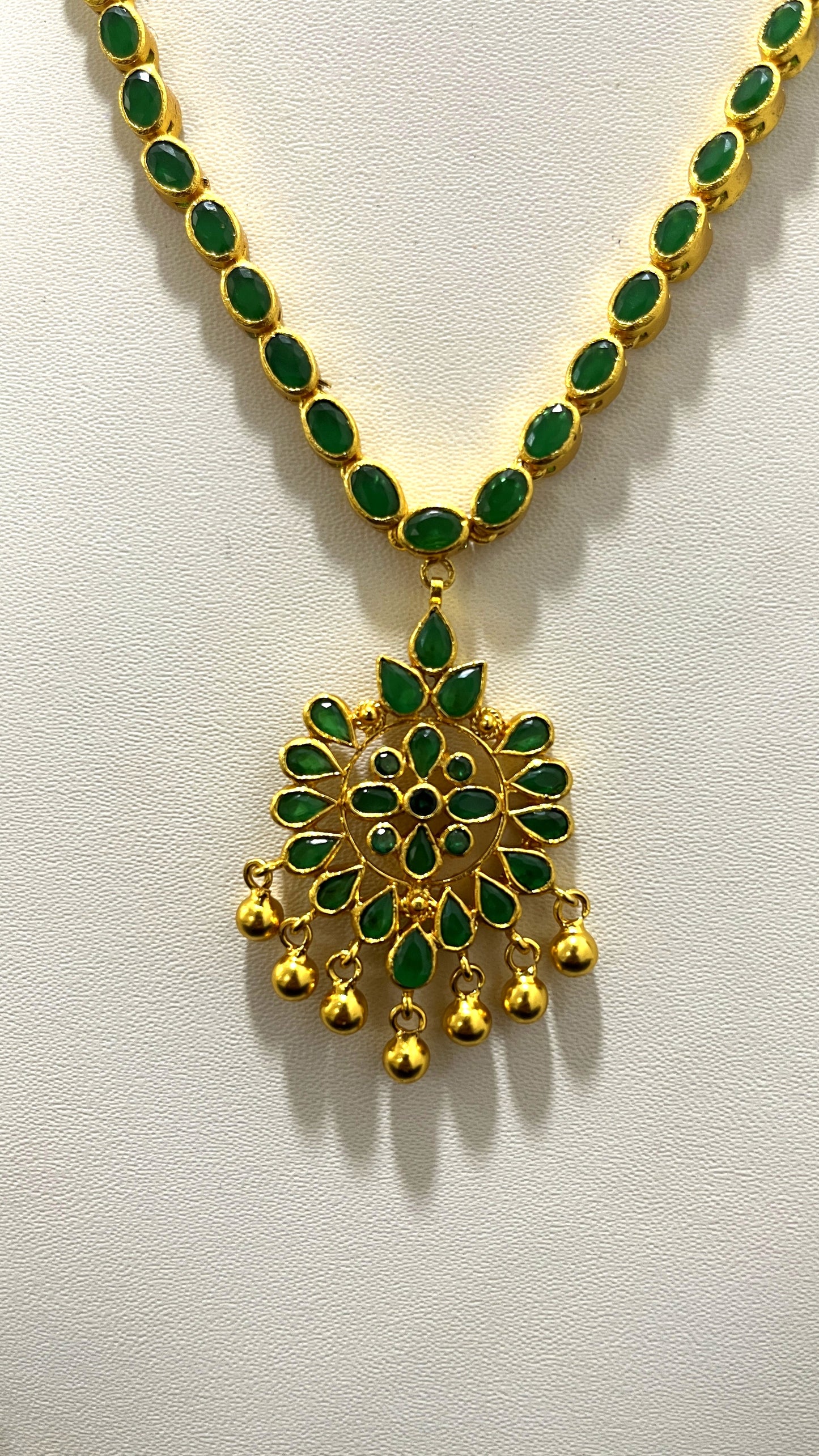 Saravana Jewellers 34.5gms SILVER NECKLACE 916 Nakshi