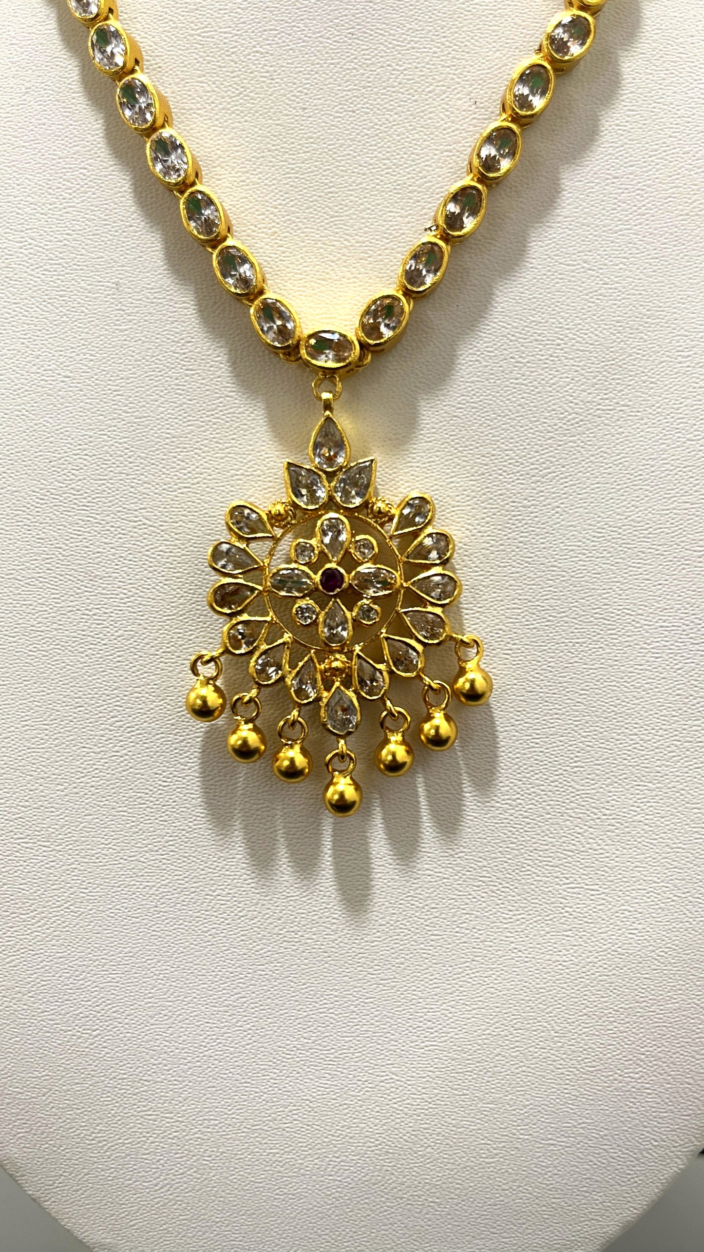 Saravana Jewellers 34.5gms SILVER NECKLACE 916 Nakshi