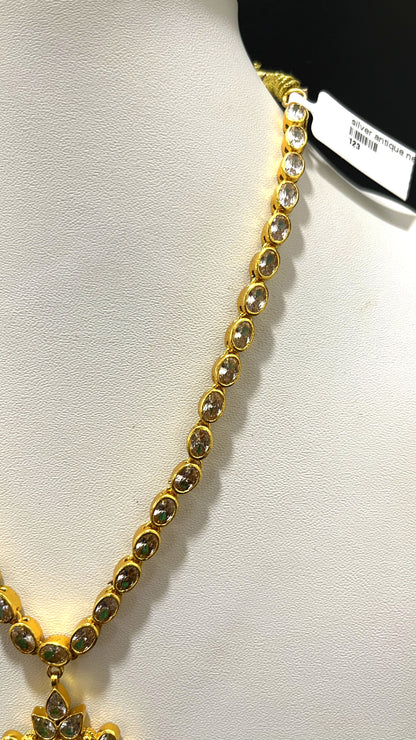 Saravana Jewellers 34.5gms SILVER NECKLACE 916 Nakshi