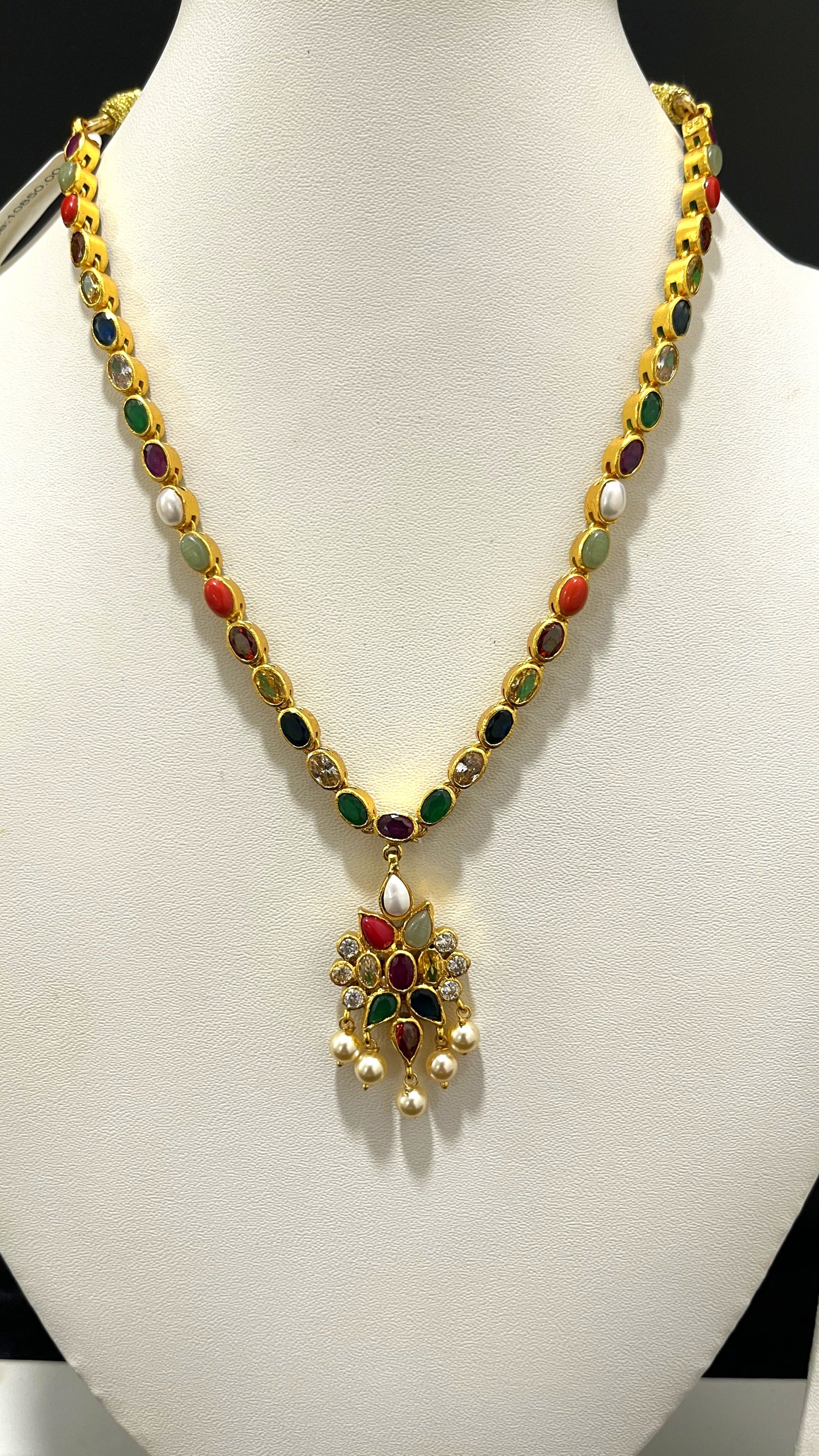 Saravana Jewellers 27.9gms SILVER NECKLACE 916 Nakshi