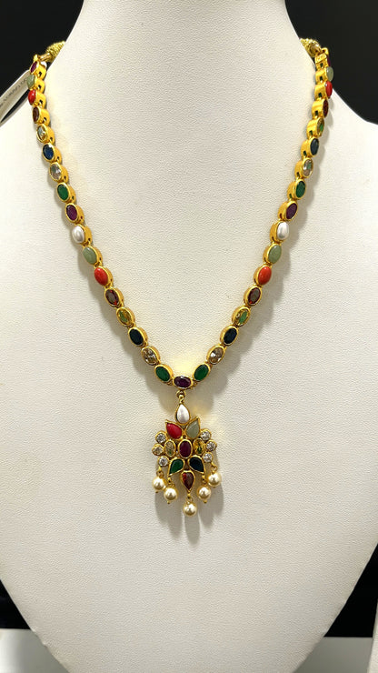 Saravana Jewellers 27.9gms SILVER NECKLACE 916 Nakshi