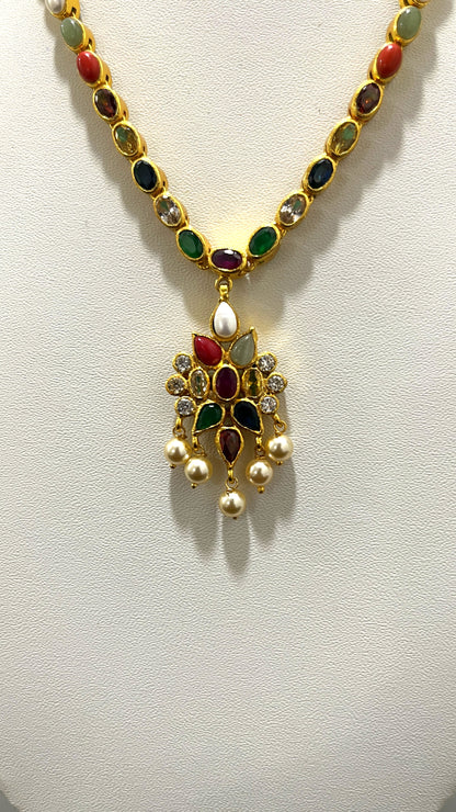 Saravana Jewellers 27.9gms SILVER NECKLACE 916 Nakshi