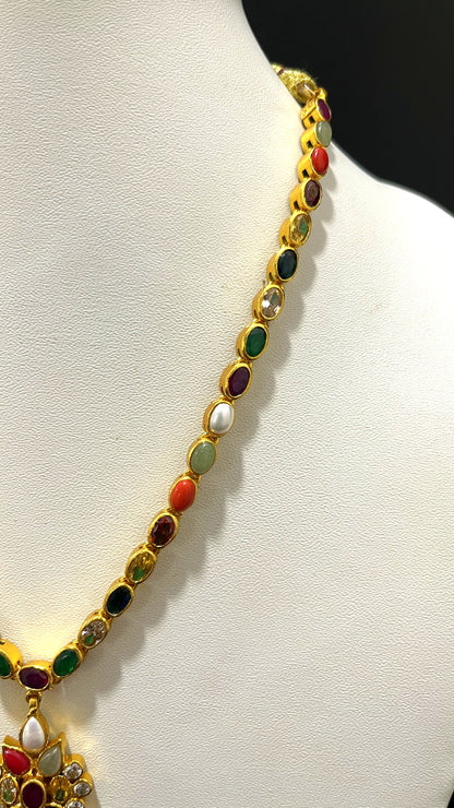 Saravana Jewellers 27.9gms SILVER NECKLACE 916 Nakshi