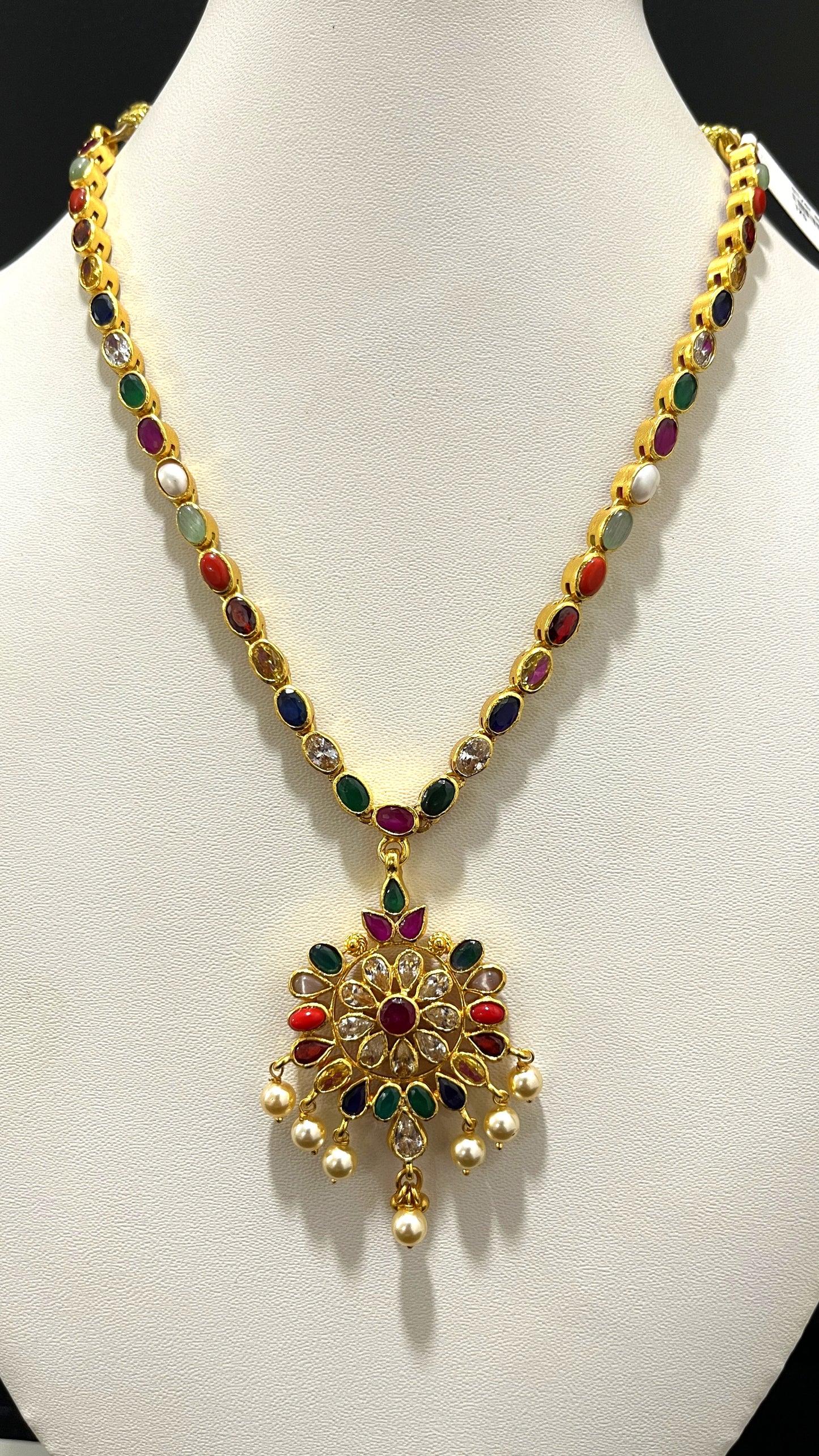 Saravana Jewellers 36.4gms SILVER NECKLACE 916 Nakshi