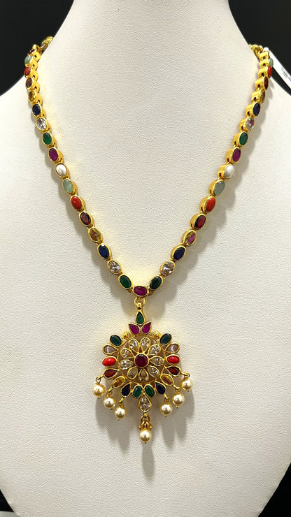 Saravana Jewellers 36.4gms SILVER NECKLACE 916 Nakshi