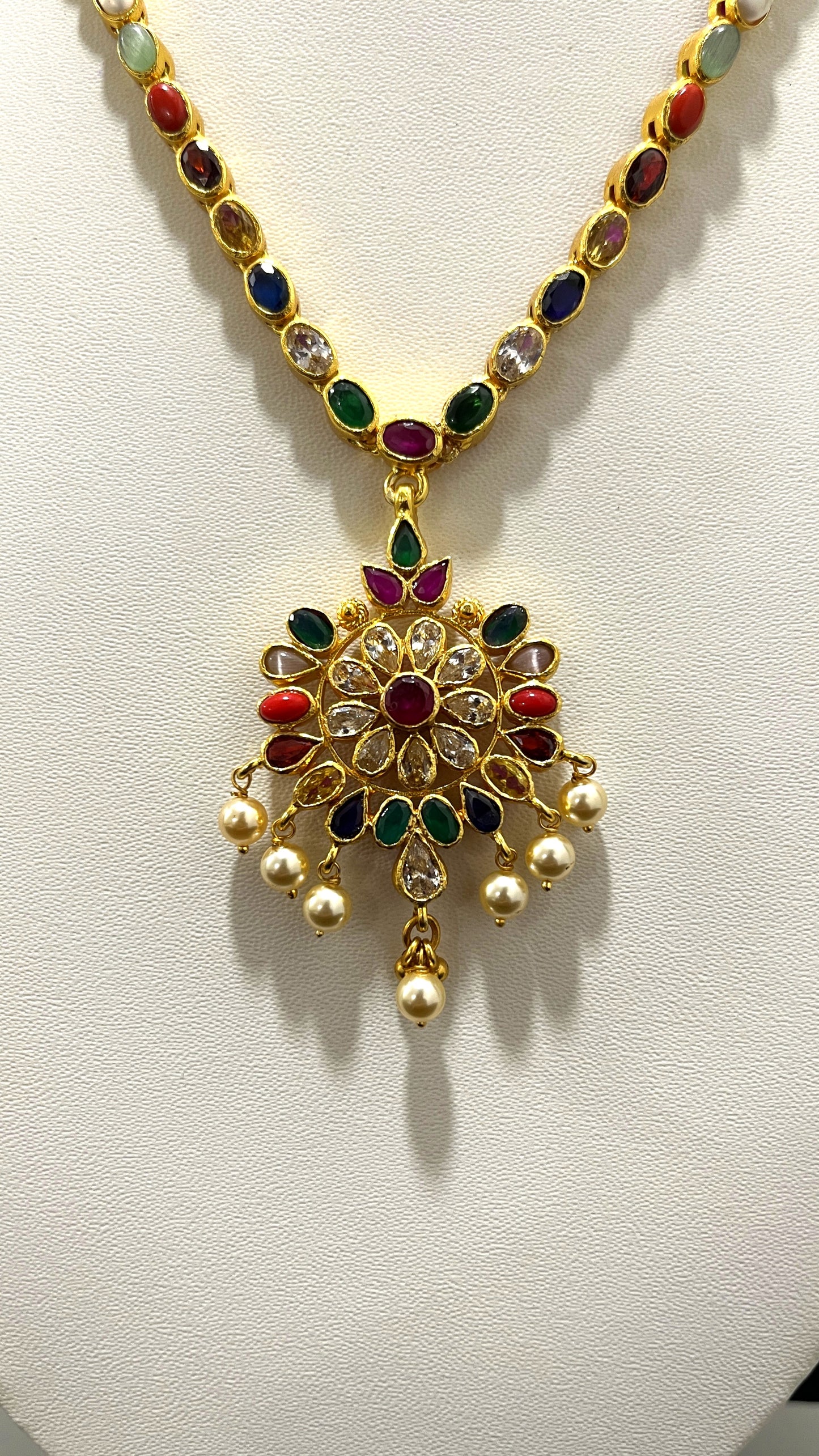 Saravana Jewellers 36.4gms SILVER NECKLACE 916 Nakshi