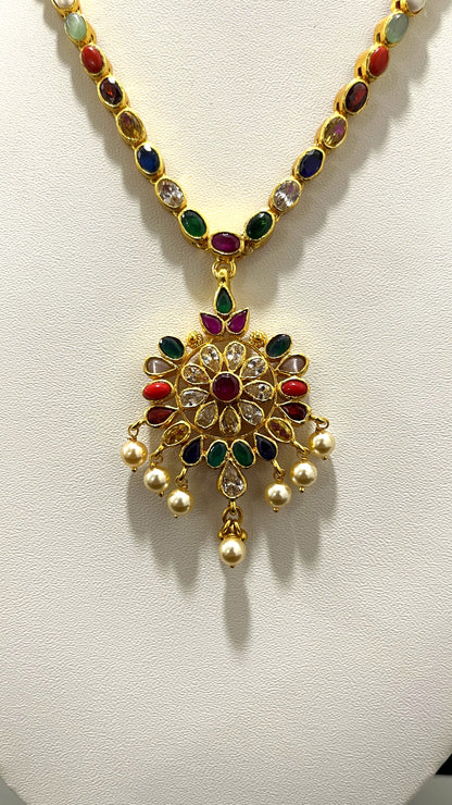 Saravana Jewellers 36.4gms SILVER NECKLACE 916 Nakshi