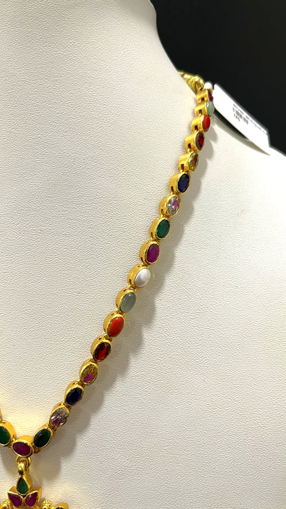 Saravana Jewellers 36.4gms SILVER NECKLACE 916 Nakshi