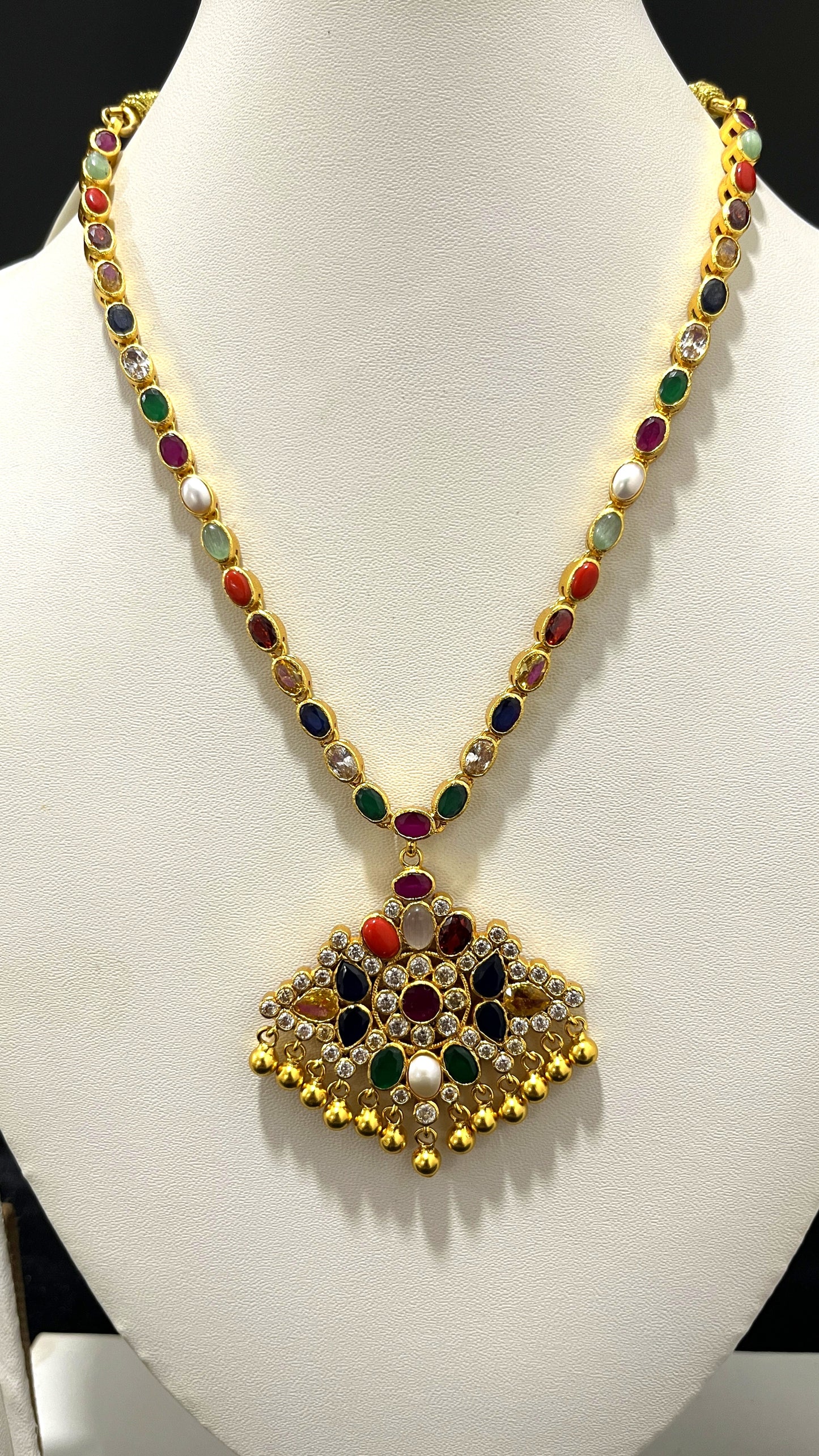 Saravana Jewellers 46gms SILVER NECKLACE 916 Nakshi