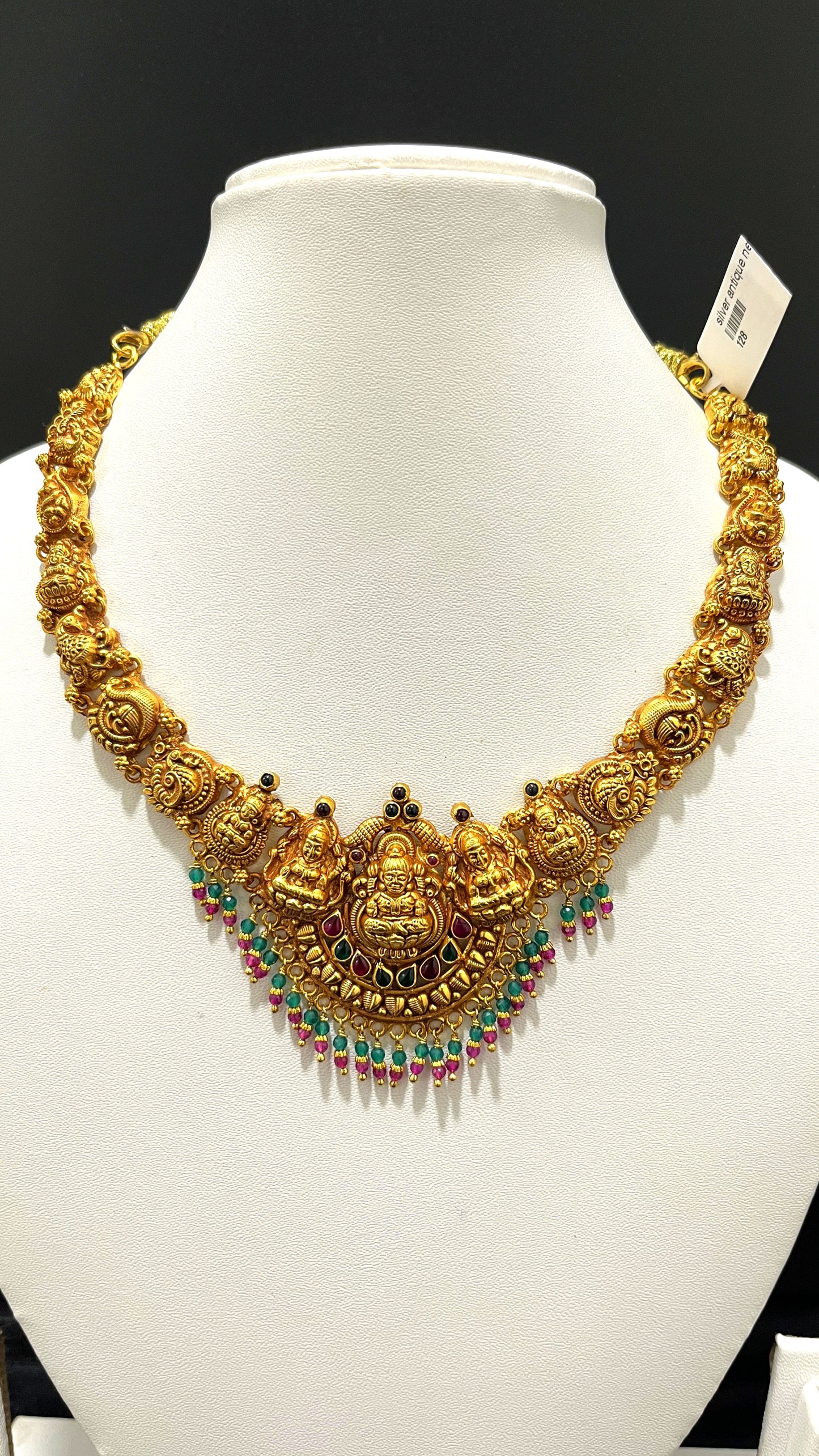 Saravana Jewellers 29.5gms SILVER NECKLACE 916 Nakshi