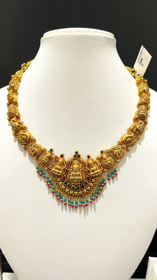 Saravana Jewellers 29.5gms SILVER NECKLACE 916 Nakshi