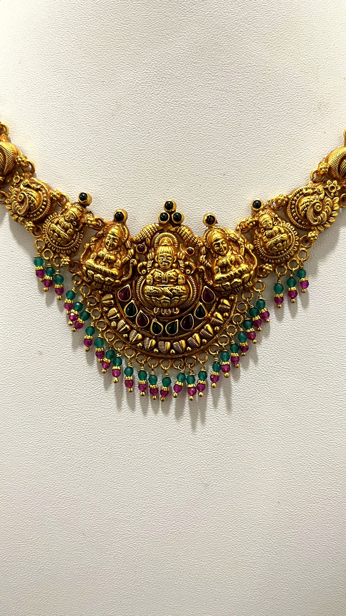 Saravana Jewellers 29.5gms SILVER NECKLACE 916 Nakshi