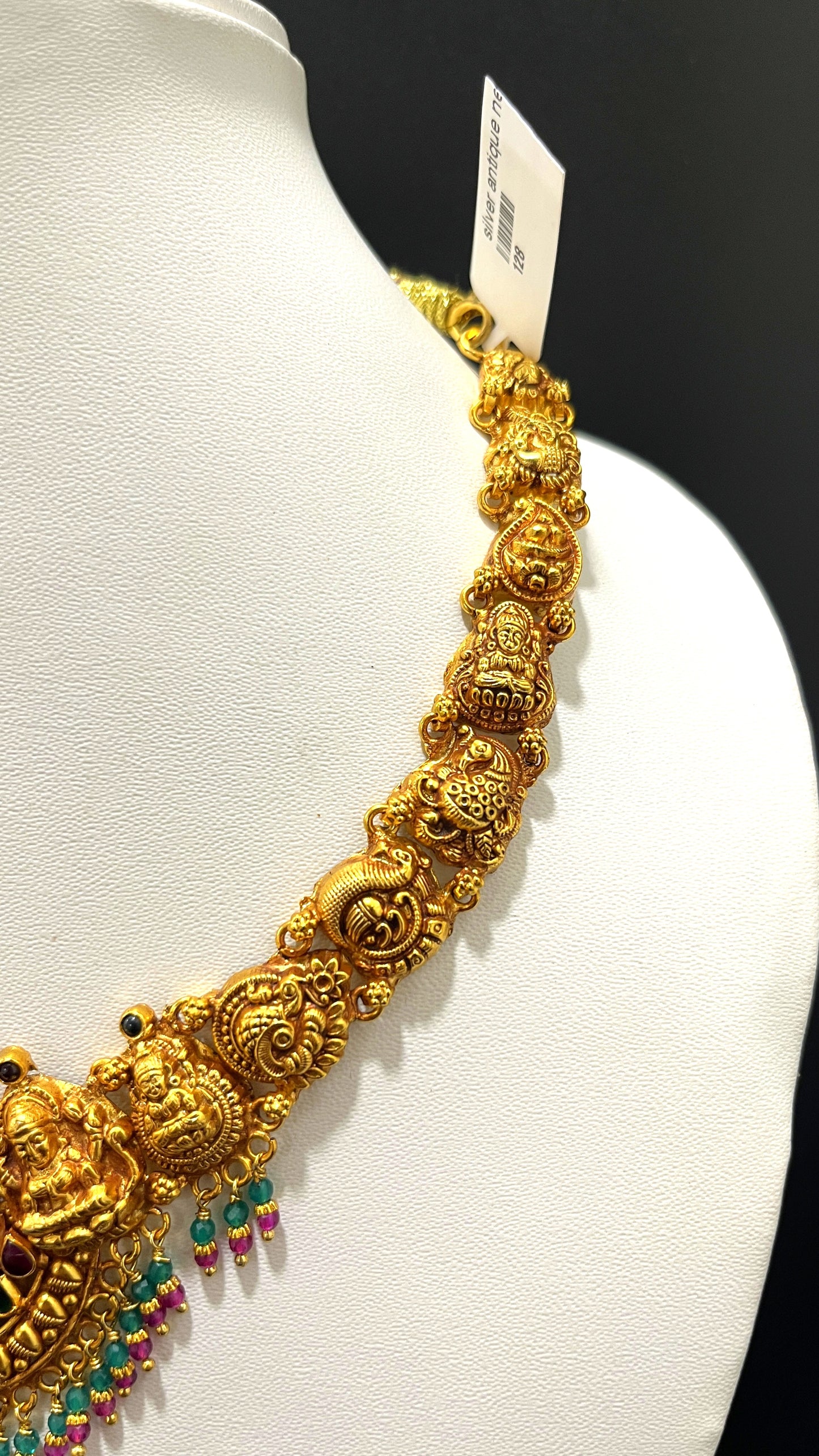 Saravana Jewellers 29.5gms SILVER NECKLACE 916 Nakshi