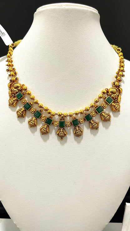 Saravana Jewellers 25.6gms SILVER NECKLACE 916 Nakshi