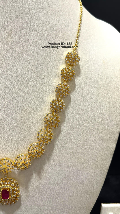 Saravana Jewellers 32gms SILVER NECKLACE 916 Nakshi