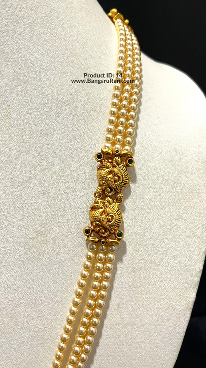 Saravana Jewellers 30.8gms SILVER HARAMS 916 Nakshi