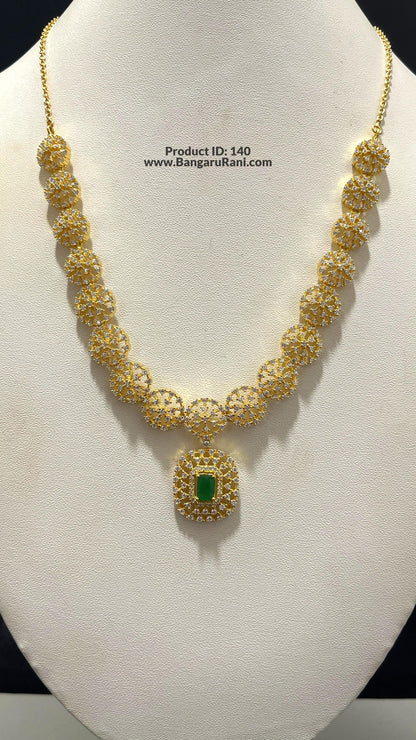 Saravana Jewellers 32gms SILVER NECKLACE 916 Nakshi