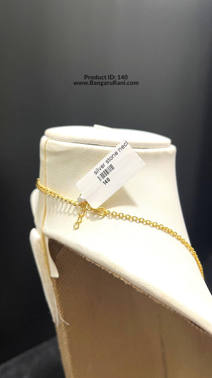 Saravana Jewellers 32gms SILVER NECKLACE 916 Nakshi