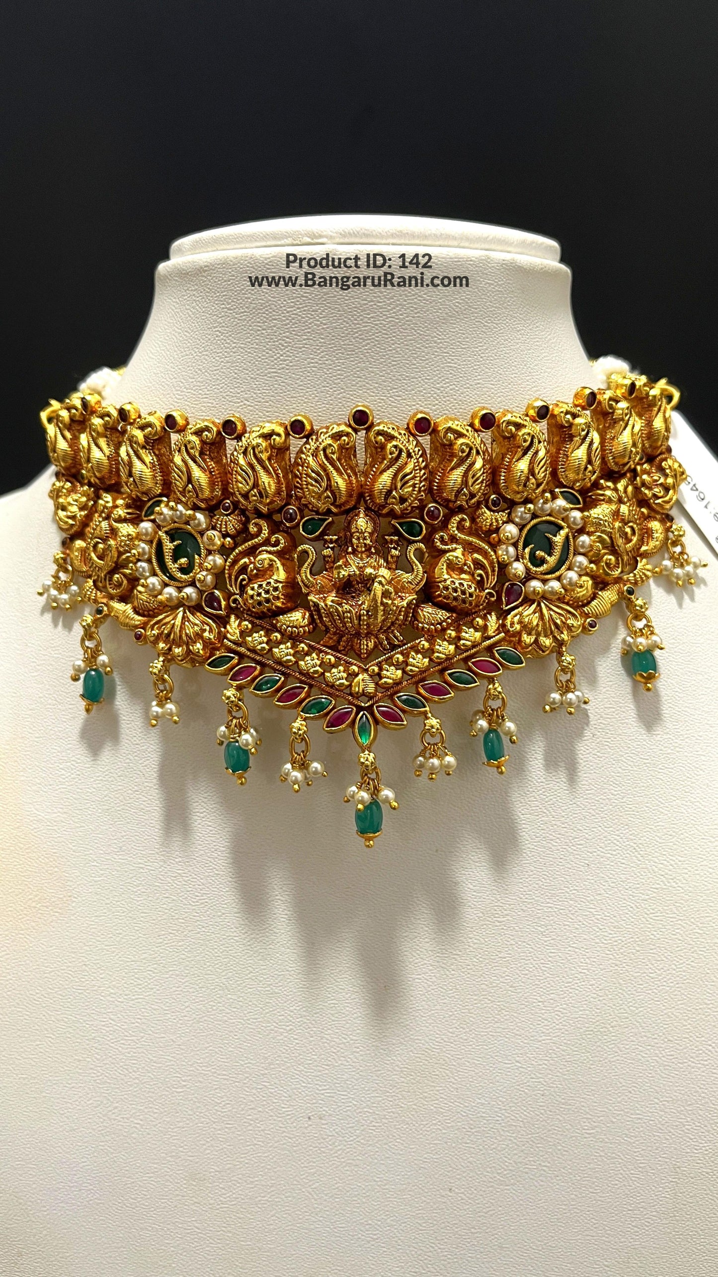 Saravana Jewellers 47gms SILVER CHOKER 916 Nakshi