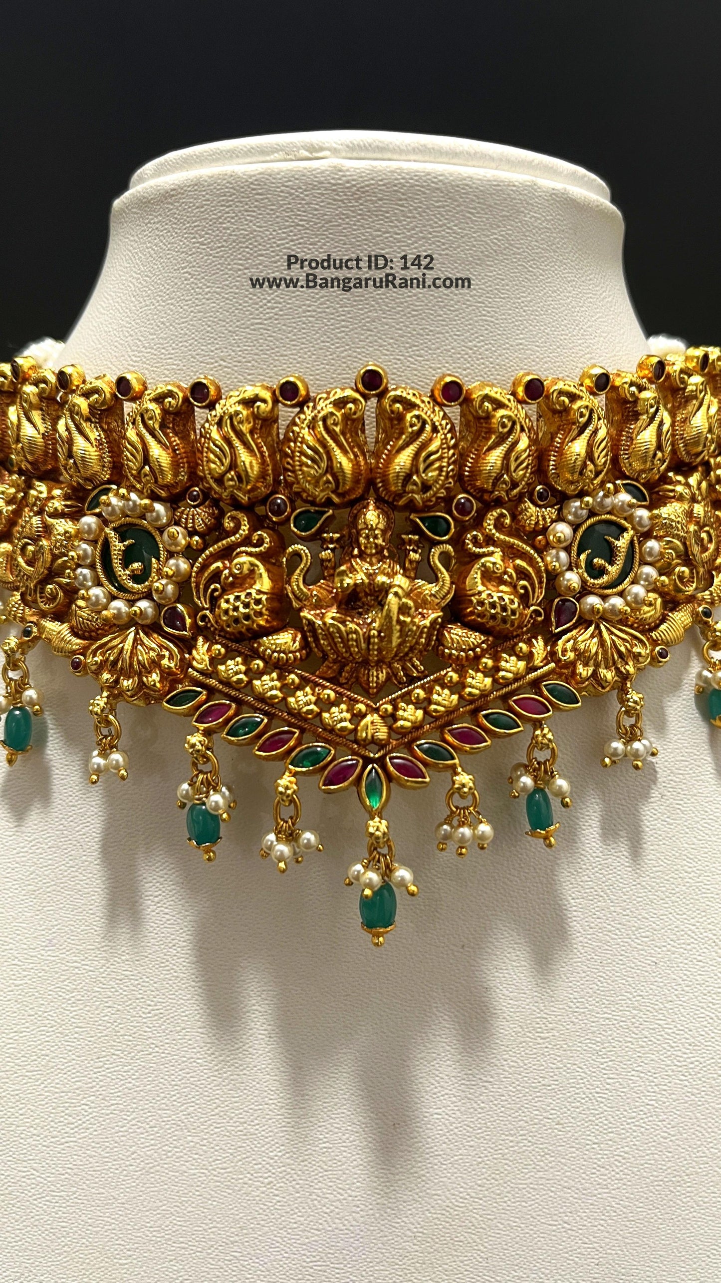 Saravana Jewellers 47gms SILVER CHOKER 916 Nakshi