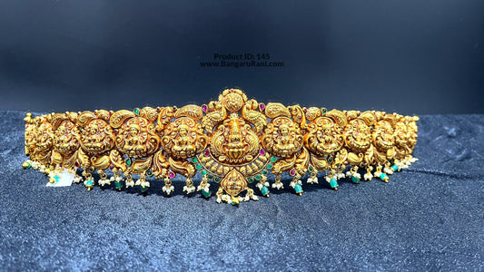 Saravana Jewellers 110gms SILVER VADDANAM 916 Nakshi