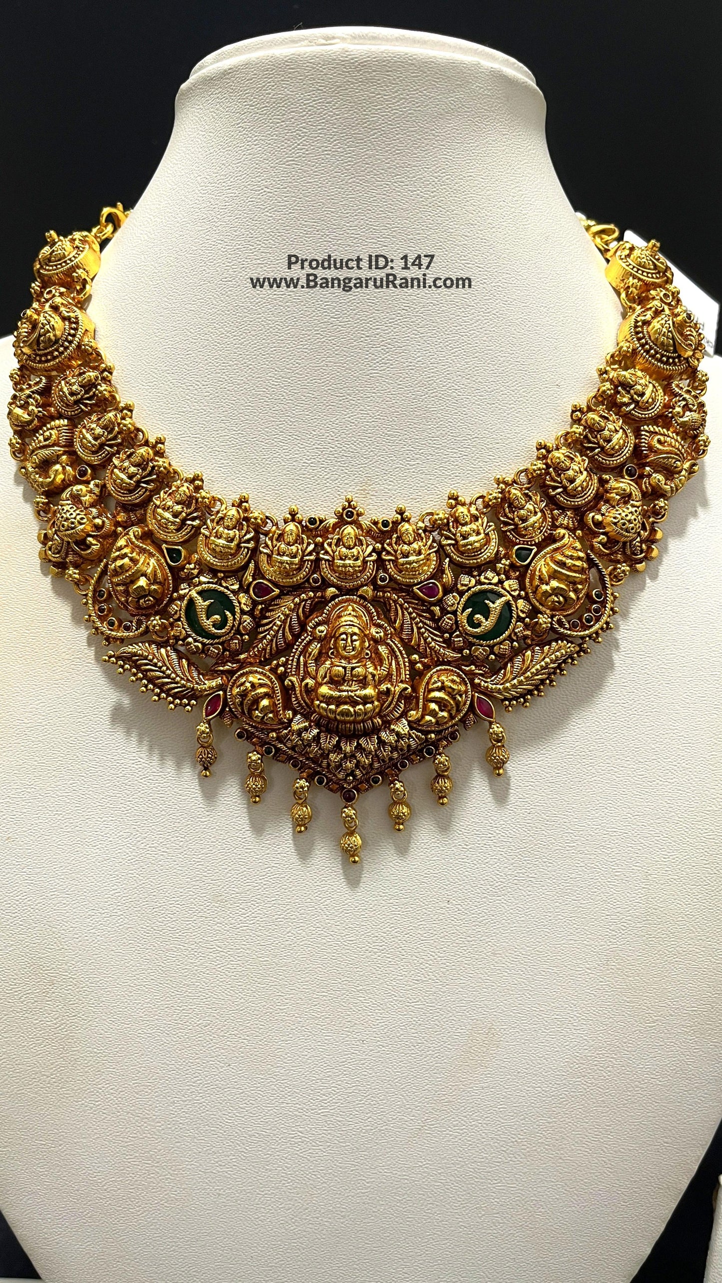 Saravana Jewellers 43.7gms SILVER CHOKER 916 Nakshi