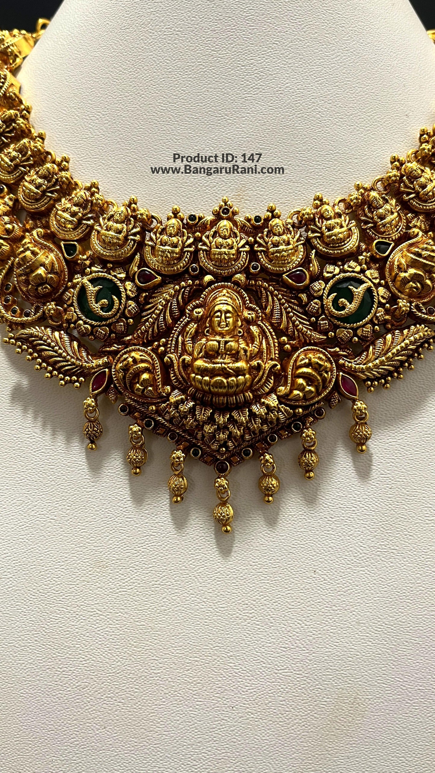 Saravana Jewellers 43.7gms SILVER CHOKER 916 Nakshi