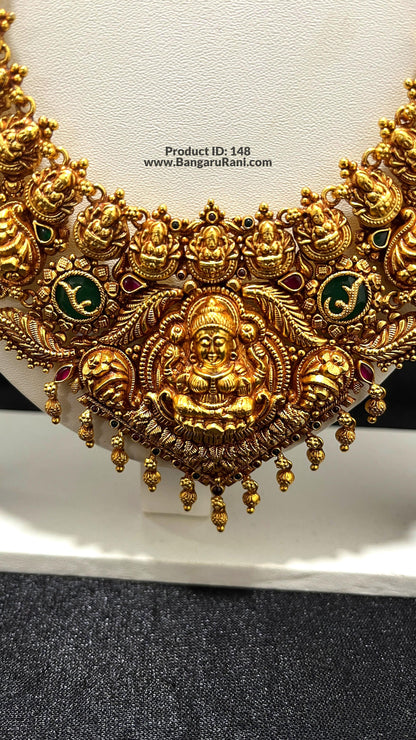 Saravana Jewellers 70.3gms SILVER HARAMS 916 Nakshi