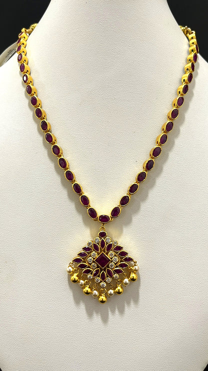 Saravana Jewellers 31.9gms SILVER NECKLACE 916 Nakshi