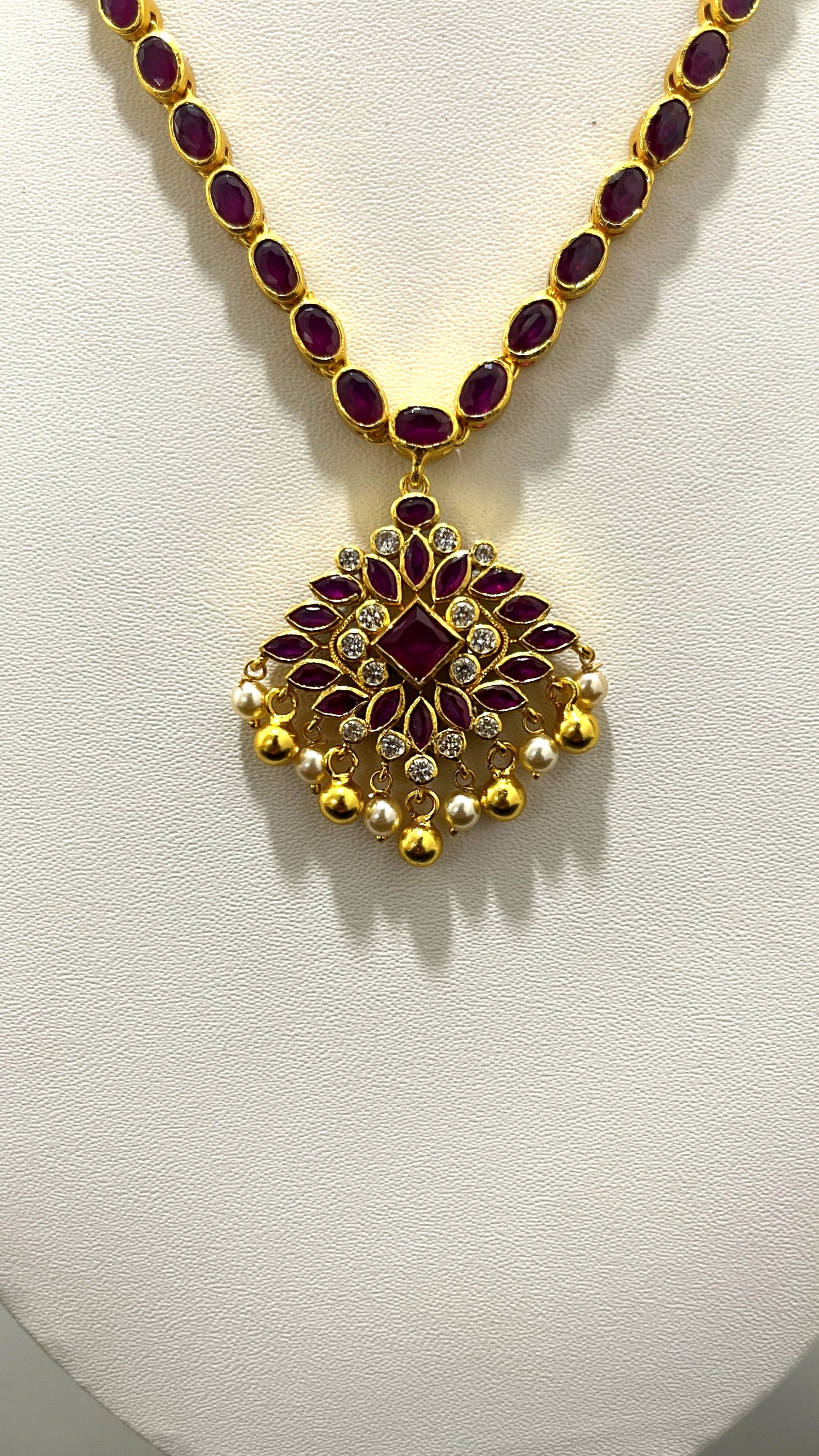 Saravana Jewellers 31.9gms SILVER NECKLACE 916 Nakshi