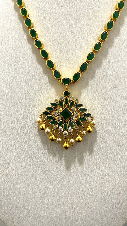 Saravana Jewellers 31.9gms SILVER NECKLACE 916 Nakshi