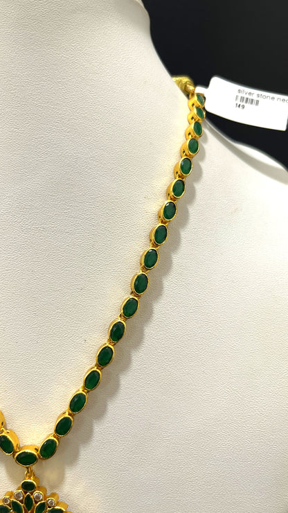 Saravana Jewellers 31.9gms SILVER NECKLACE 916 Nakshi