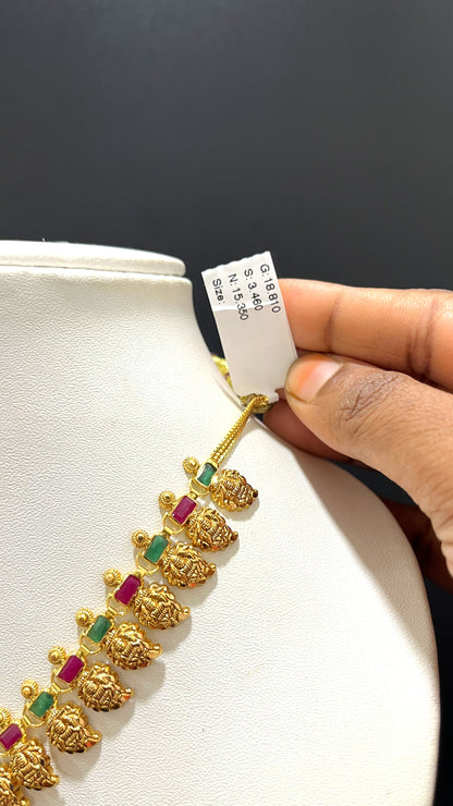 Saravana Jewellers 15.35gms NECKLACE 22K Yellow Gold