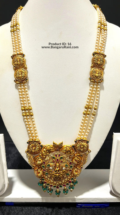 Saravana Jewellers 50.5gms SILVER HARAMS 916 Nakshi