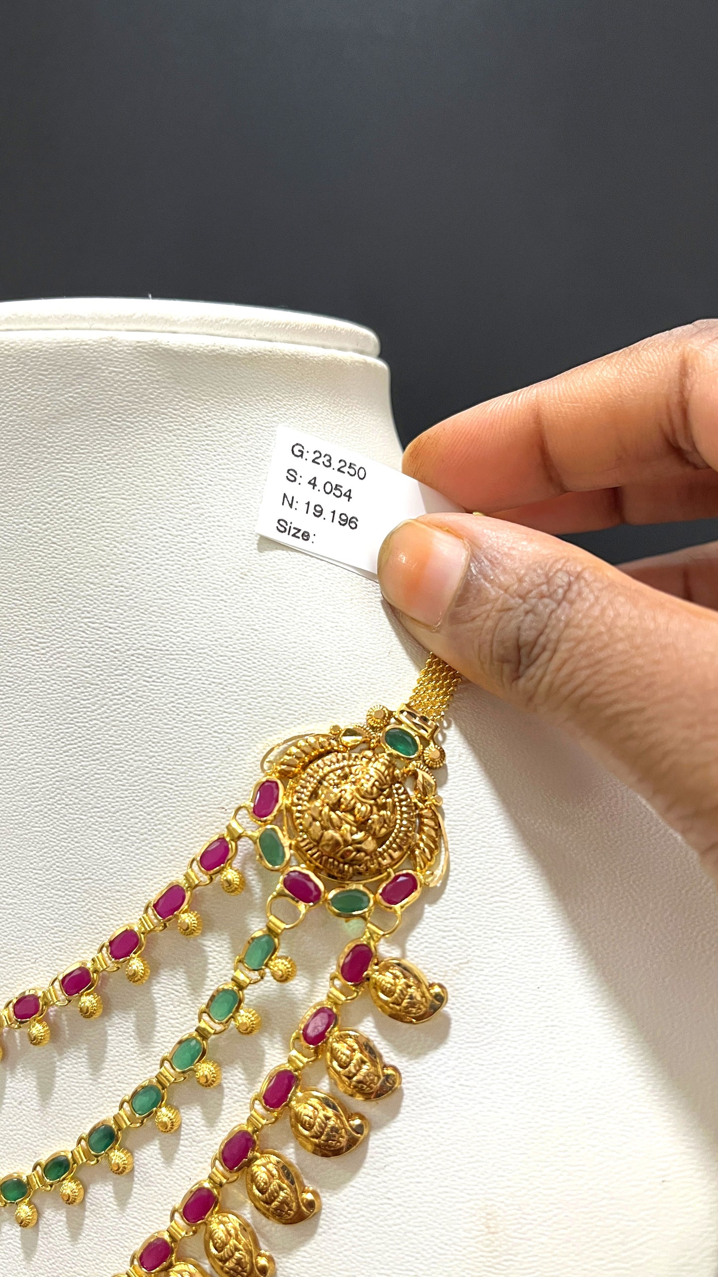 Saravana Jewellers 19.196gms NECKLACE 22K Yellow Gold