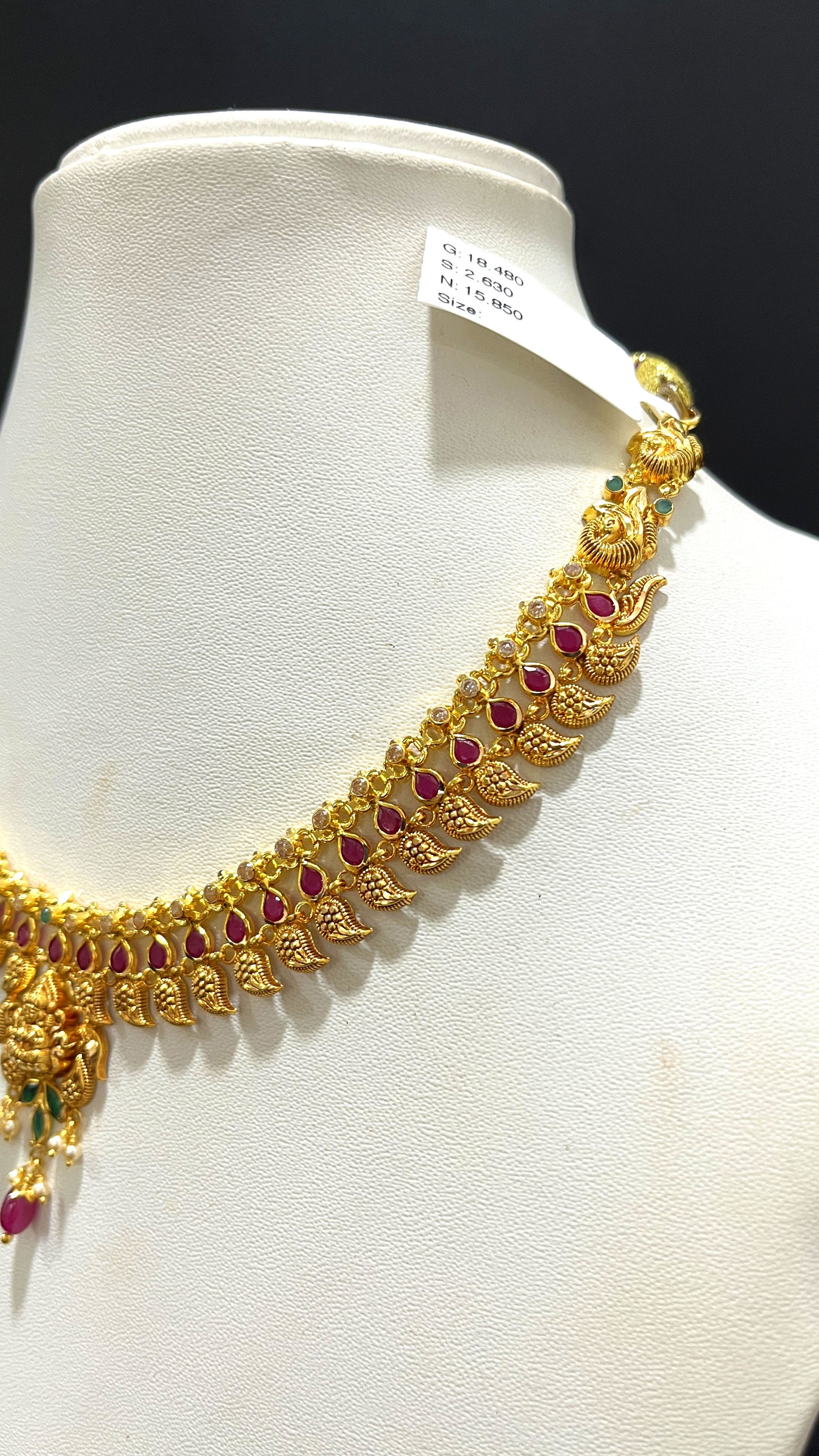 Saravana Jewellers 15.85gms NECKLACE 22K Yellow Gold