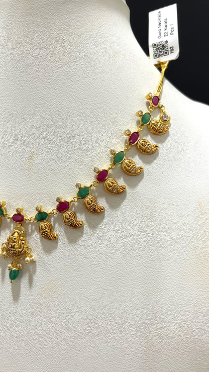 Saravana Jewellers 8.978gms NECKLACE 22K Yellow Gold