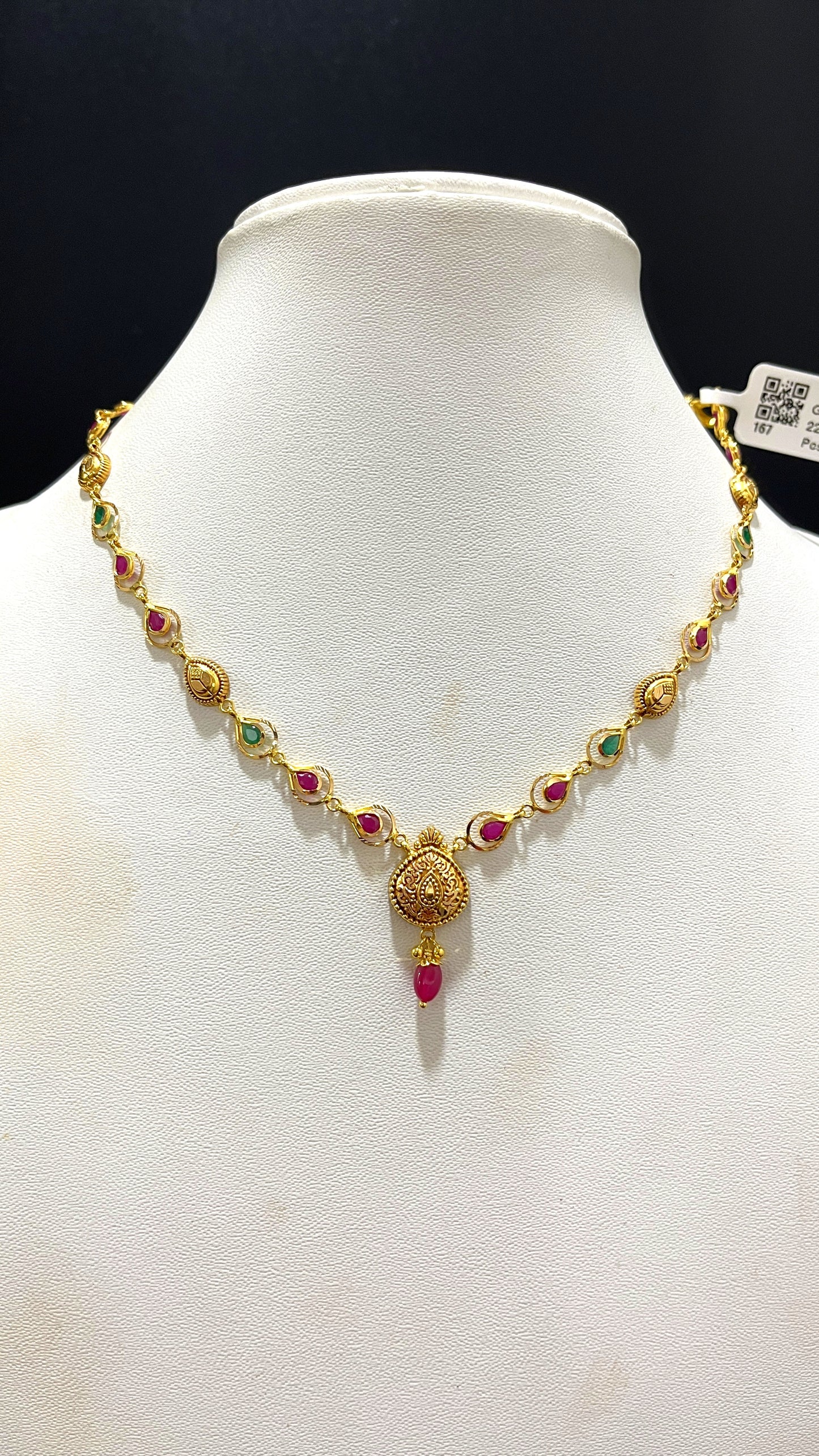 Saravana Jewellers 5.82gms NECKLACE 22K Yellow Gold