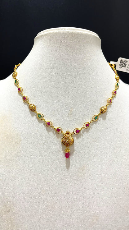 Saravana Jewellers 5.82gms NECKLACE 22K Yellow Gold