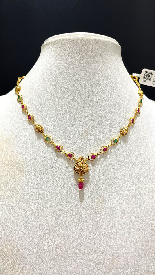Saravana Jewellers 5.82gms NECKLACE 22K Yellow Gold