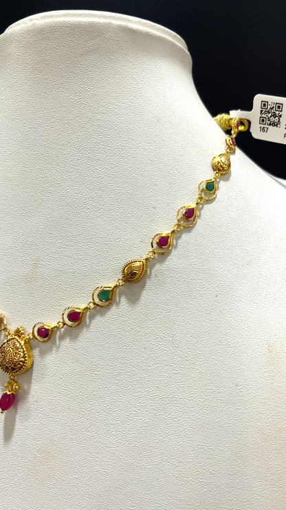 Saravana Jewellers 5.82gms NECKLACE 22K Yellow Gold