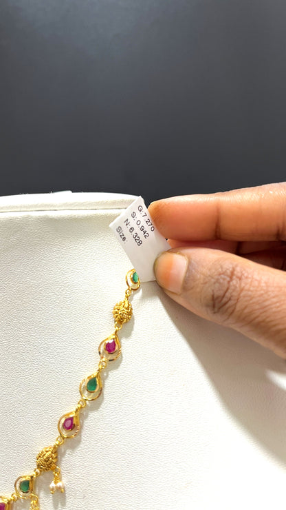 Saravana Jewellers 6.258gms NECKLACE 22K Yellow Gold