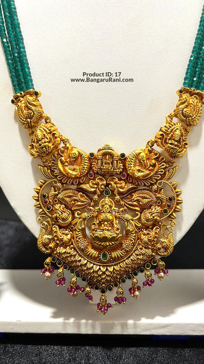 Saravana Jewellers 63.2gms SILVER HARAMS 916 Nakshi