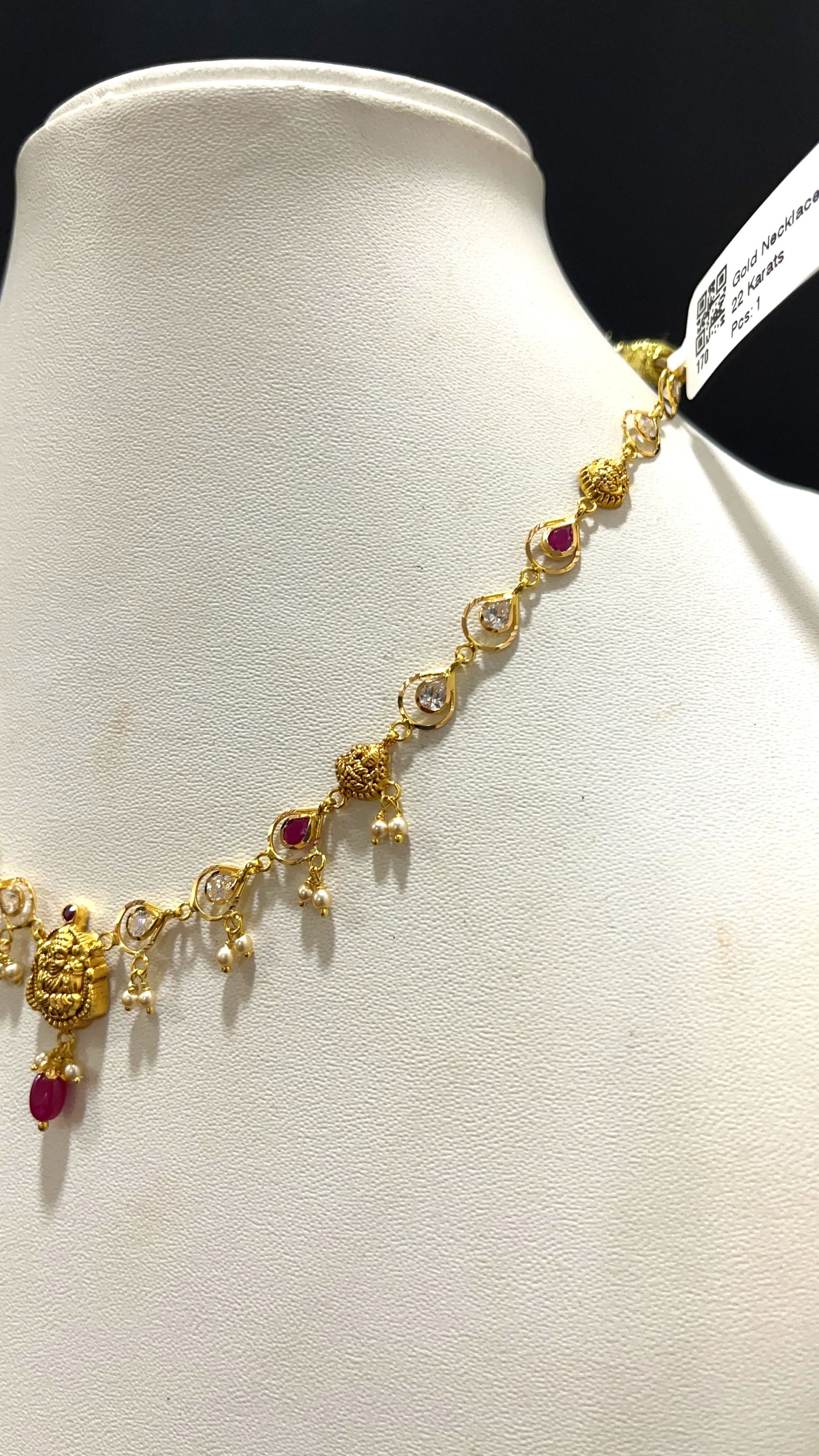 Saravana Jewellers 6.064gms NECKLACE 22K Yellow Gold