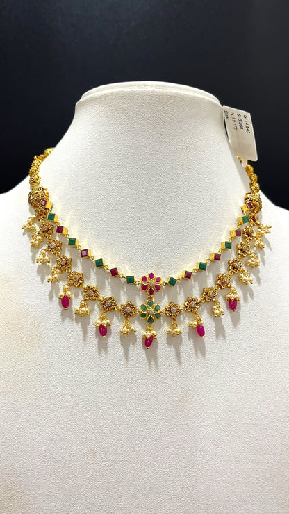 Saravana Jewellers 11.172gms NECKLACE 22K Yellow Gold