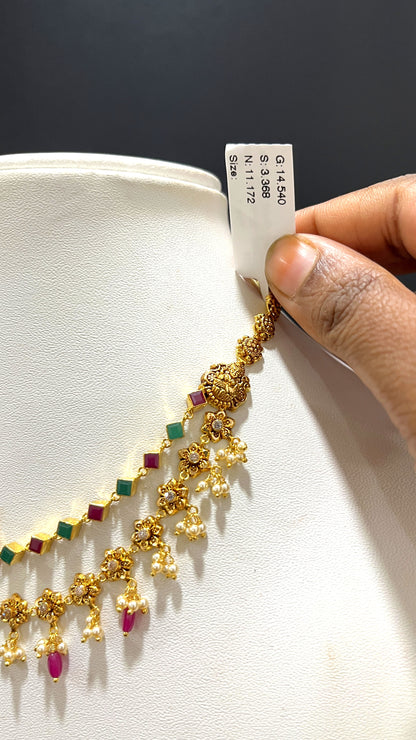 Saravana Jewellers 11.172gms NECKLACE 22K Yellow Gold