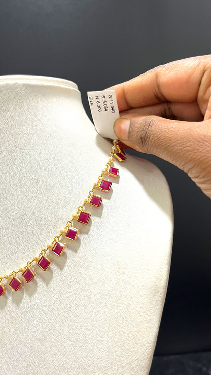 Saravana Jewellers 6.306gms NECKLACE 22K Yellow Gold