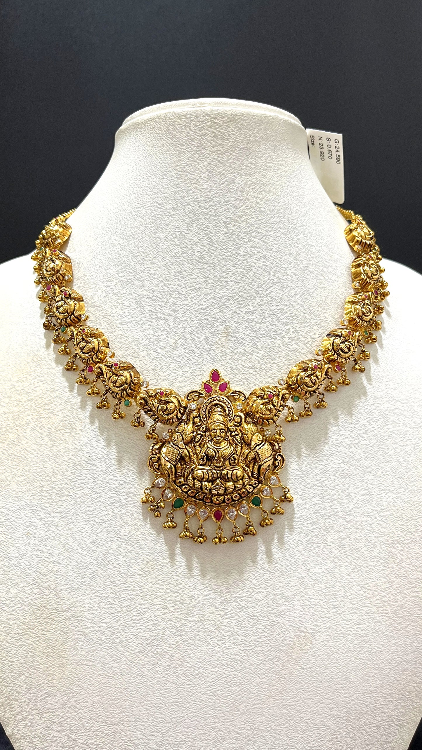 Saravana Jewellers 23.92gms NECKLACE 22K Yellow Gold