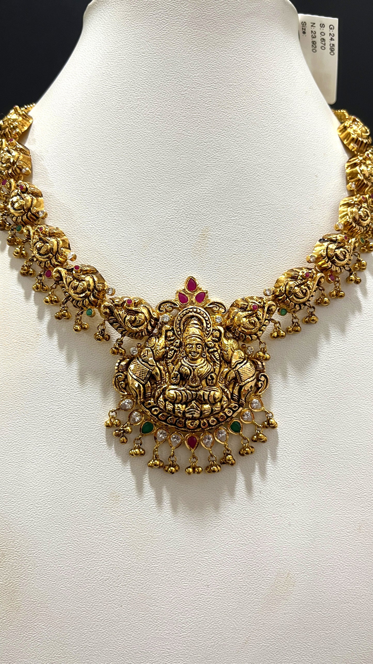 Saravana Jewellers 23.92gms NECKLACE 22K Yellow Gold