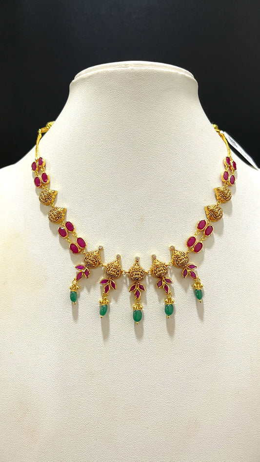 Saravana Jewellers 9.276gms NECKLACE 22K Yellow Gold